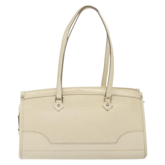 LOUIS VUITTON Epi Madeleine PM Hand Bag White Yvoire - Picture 9 of 16